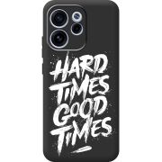 Чорний чохол BoxFace OPPO Reno 15 FS Hard Times Good Times