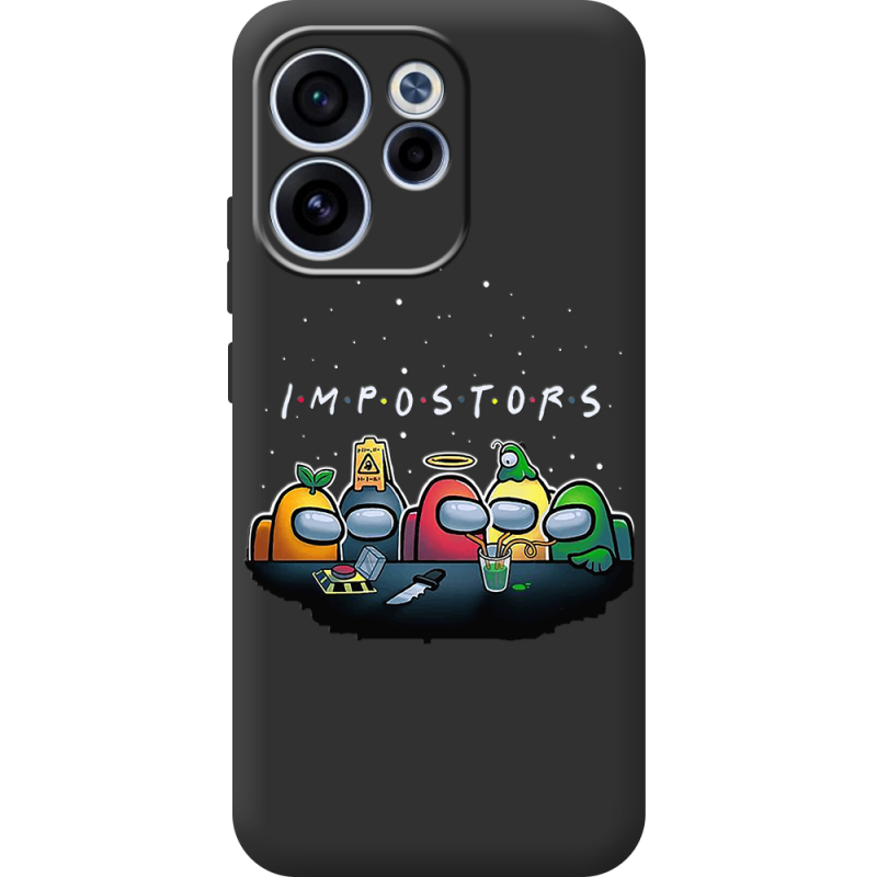 Чорний чохол BoxFace OPPO Reno 15 FS Among Us Impostors