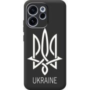 Чорний чохол BoxFace OPPO Reno 15 FS Тризуб монограмма ukraine