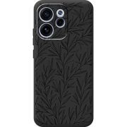 Чорний чохол BoxFace OPPO Reno 15 FS Leaves