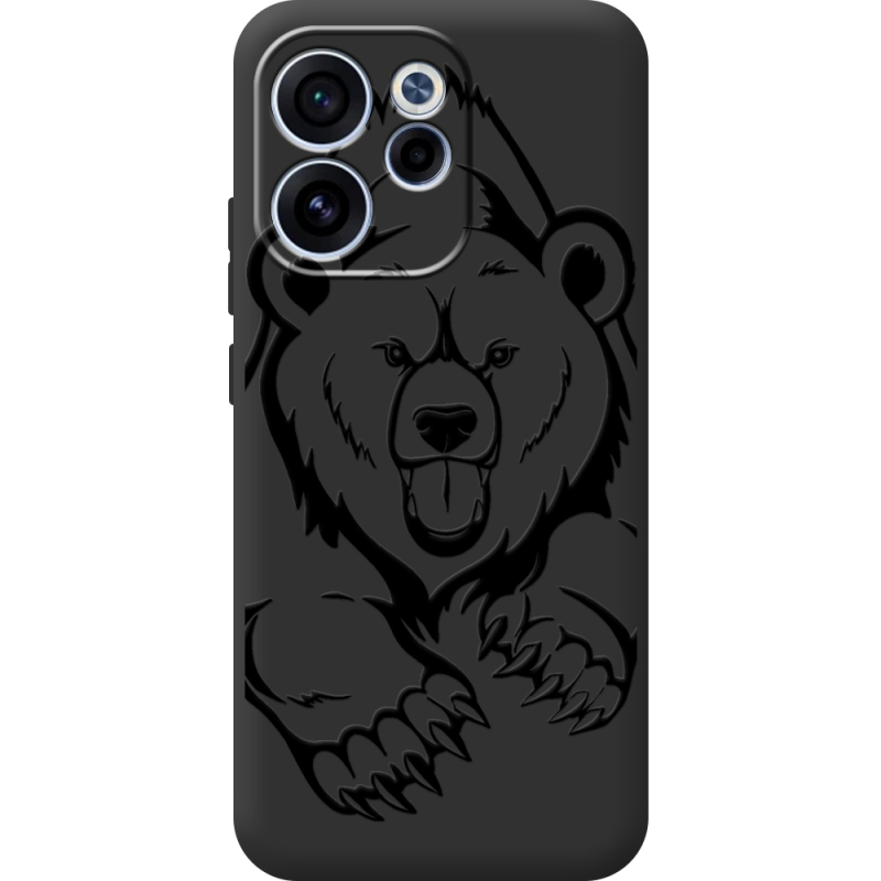 Чорний чохол BoxFace OPPO Reno 15 FS Grizzly Bear