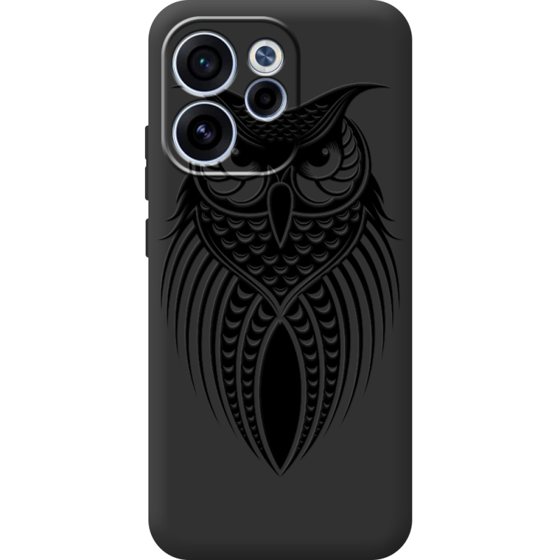Чорний чохол BoxFace OPPO Reno 15 FS Owl
