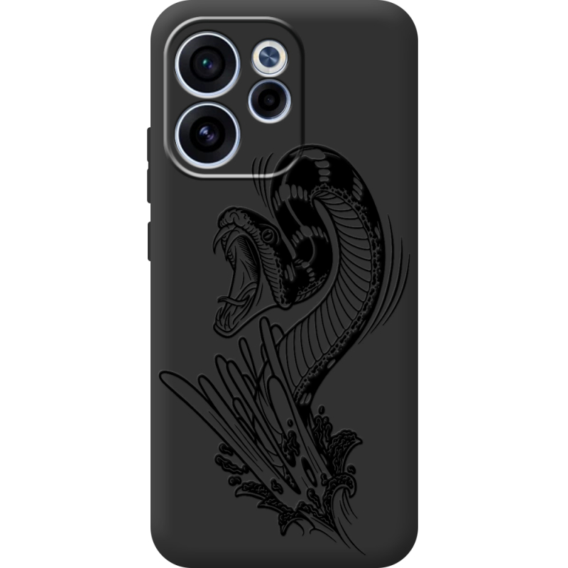 Чорний чохол BoxFace OPPO Reno 15 FS Snake