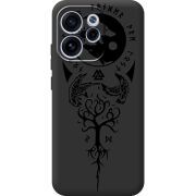 Чорний чохол BoxFace OPPO Reno 15 FS Hugin and Munin