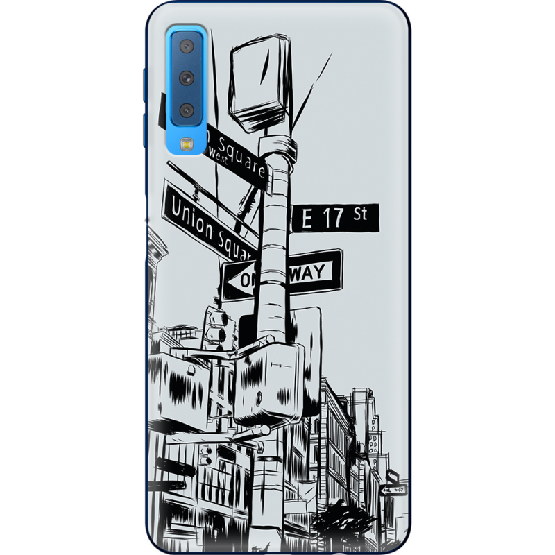 Чехол Uprint Samsung A750 Galaxy A7 2018 17 Street
