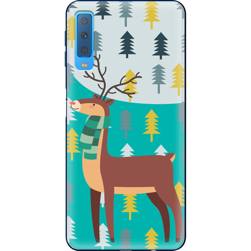 Чехол Uprint Samsung A750 Galaxy A7 2018 Foresty Deer