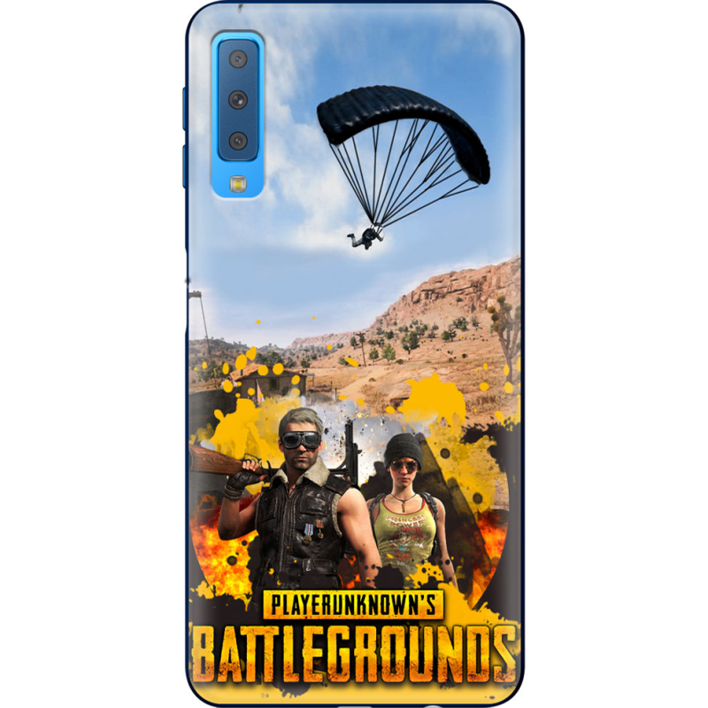 Чехол Uprint Samsung A750 Galaxy A7 2018 Pubg parachute