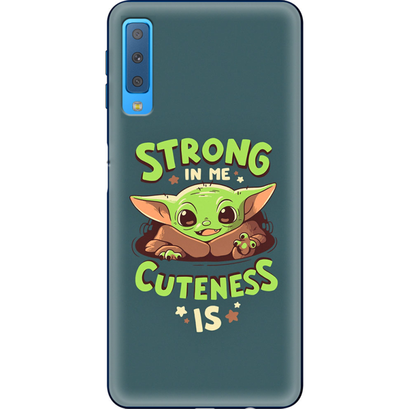 Чехол Uprint Samsung A750 Galaxy A7 2018 Strong in me Cuteness is