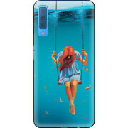 Чехол Uprint Samsung A750 Galaxy A7 2018 Girl In The Sea