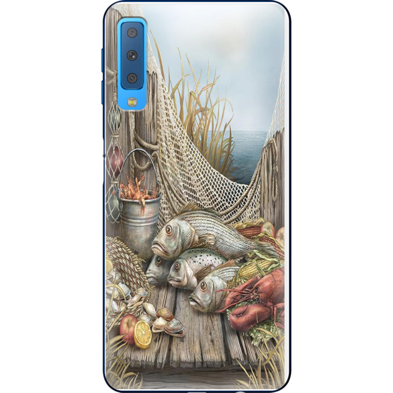 Чехол Uprint Samsung A750 Galaxy A7 2018 Удачная рыбалка