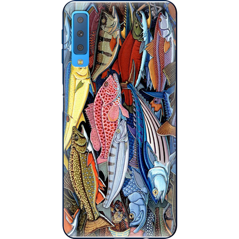 Чехол Uprint Samsung A750 Galaxy A7 2018 Sea Fish