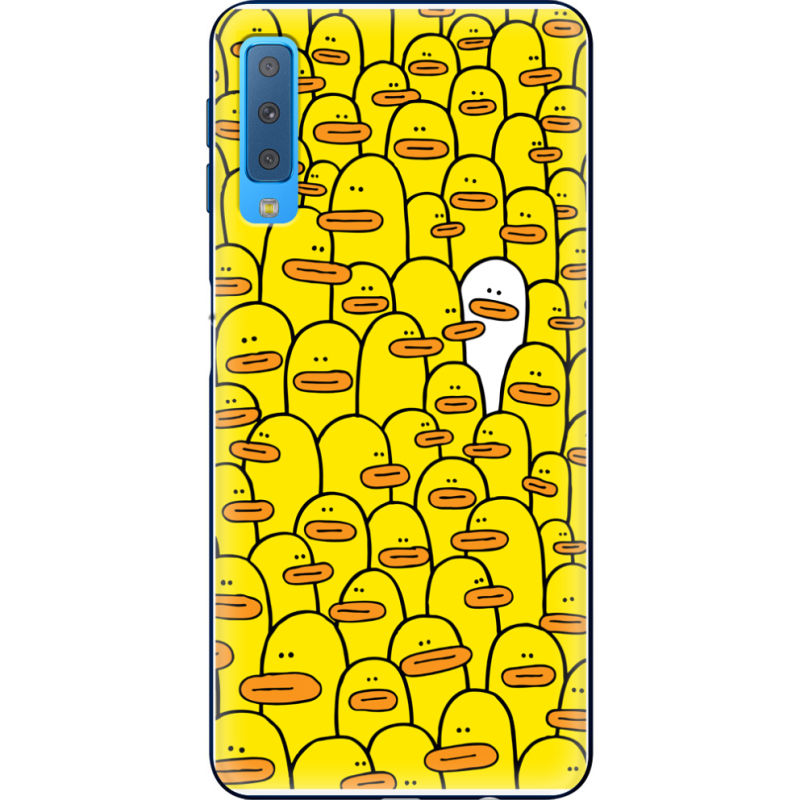 Чехол Uprint Samsung A750 Galaxy A7 2018 Yellow Ducklings