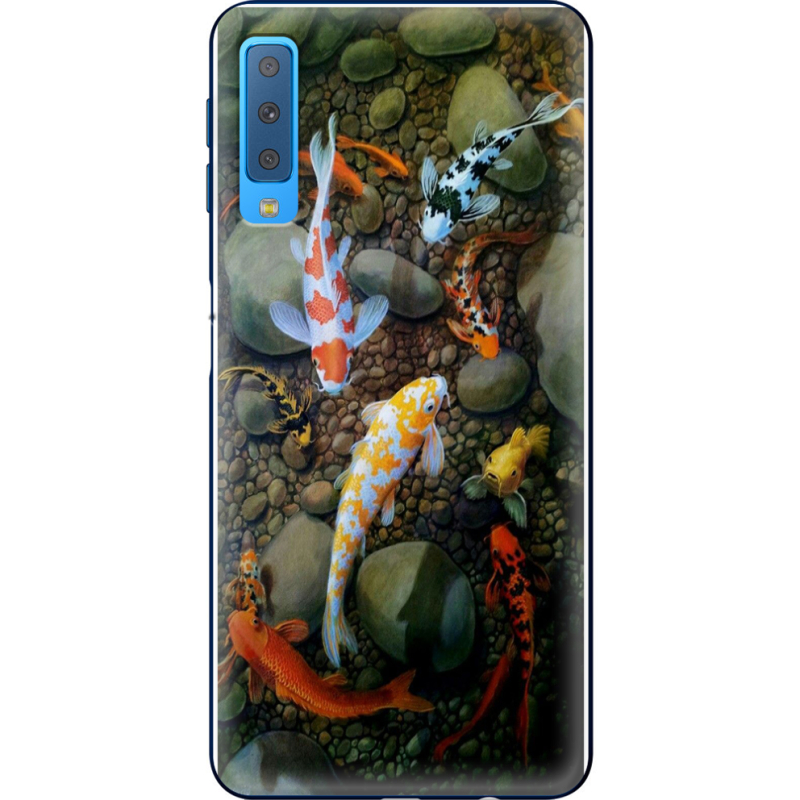 Чехол Uprint Samsung A750 Galaxy A7 2018 Underwater Koi