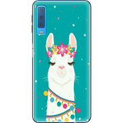 Чехол Uprint Samsung A750 Galaxy A7 2018 Cold Llama