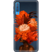 Чехол Uprint Samsung A750 Galaxy A7 2018 Exquisite Orange Flowers