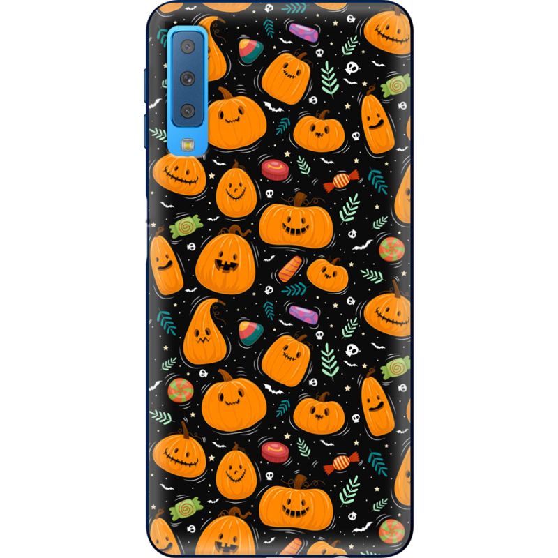 Чехол Uprint Samsung A750 Galaxy A7 2018 Cute Halloween