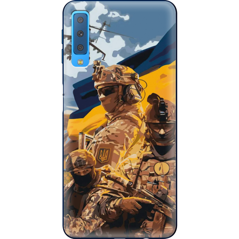 Чехол Uprint Samsung A750 Galaxy A7 2018 Воїни ЗСУ