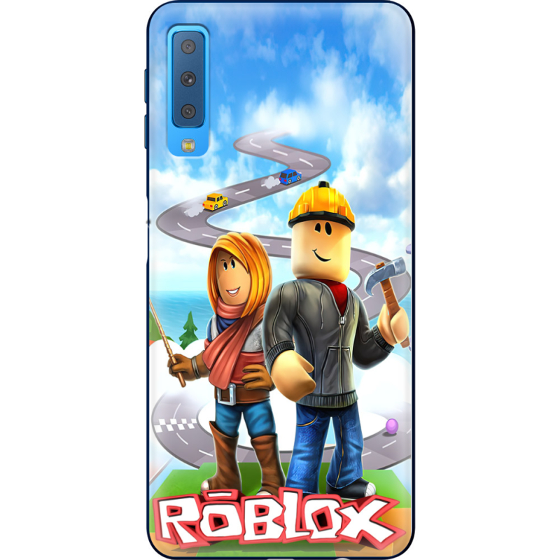 Чехол Uprint Samsung A750 Galaxy A7 2018 Roblox Білдерман