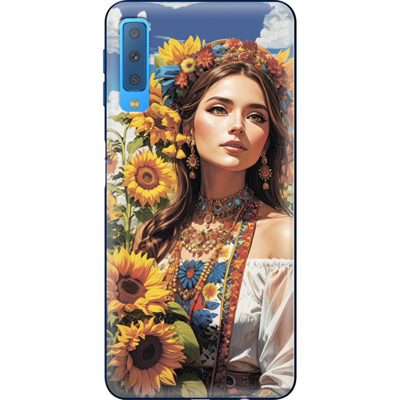 Чехол Uprint Samsung A750 Galaxy A7 2018 Сонячна Душа