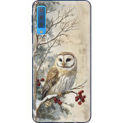 Чехол Uprint Samsung A750 Galaxy A7 2018 Christmas Owl
