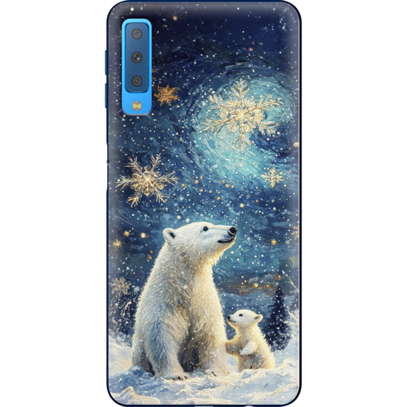 Чехол Uprint Samsung A750 Galaxy A7 2018 Північні ведмеді