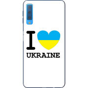 Чехол Uprint Samsung A750 Galaxy A7 2018 I love Ukraine