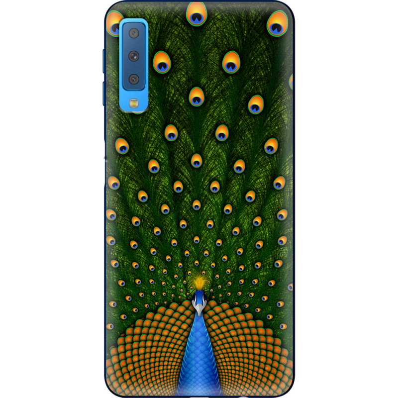 Чехол Uprint Samsung A750 Galaxy A7 2018 Peacocks Tail