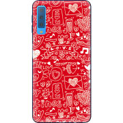 Чехол Uprint Samsung A750 Galaxy A7 2018 Happy Valentines