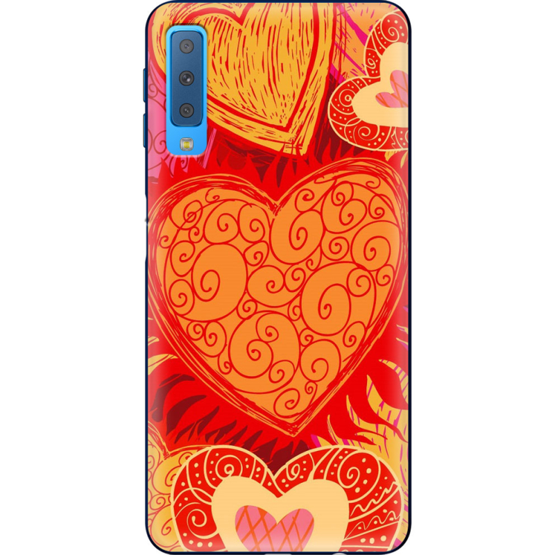 Чехол Uprint Samsung A750 Galaxy A7 2018 Warm Hearts