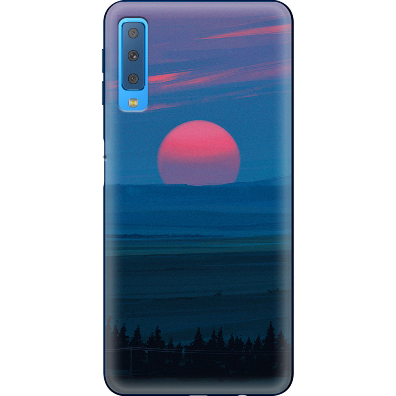 Чехол Uprint Samsung A750 Galaxy A7 2018 Cold Red Light