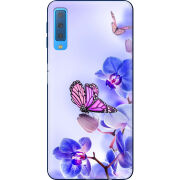 Чехол Uprint Samsung A750 Galaxy A7 2018 Orchids and Butterflies