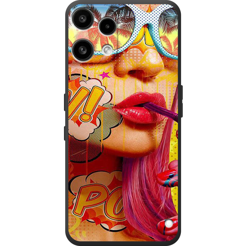Чохол BoxFace Nothing Phone (3a) Lite Yellow Girl Pop Art