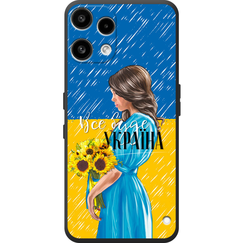 Чохол BoxFace Nothing Phone (3a) Lite Україна дівчина з букетом