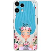 Прозорий чохол BoxFace Nothing Phone (3a) Lite Blue Hair