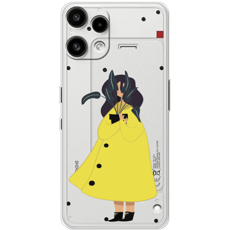 Прозорий чохол BoxFace Nothing Phone (3a) Lite Just a Girl