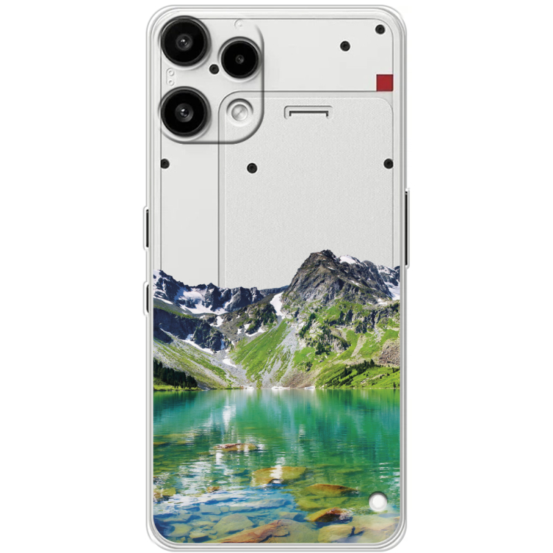 Прозорий чохол BoxFace Nothing Phone (3a) Lite Green Mountain