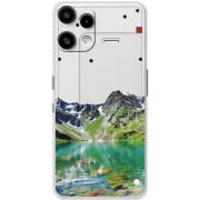 Прозорий чохол BoxFace Nothing Phone (3a) Lite Green Mountain