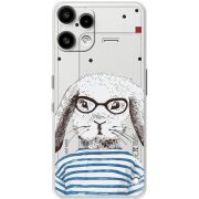 Прозорий чохол BoxFace Nothing Phone (3a) Lite MR. Rabbit