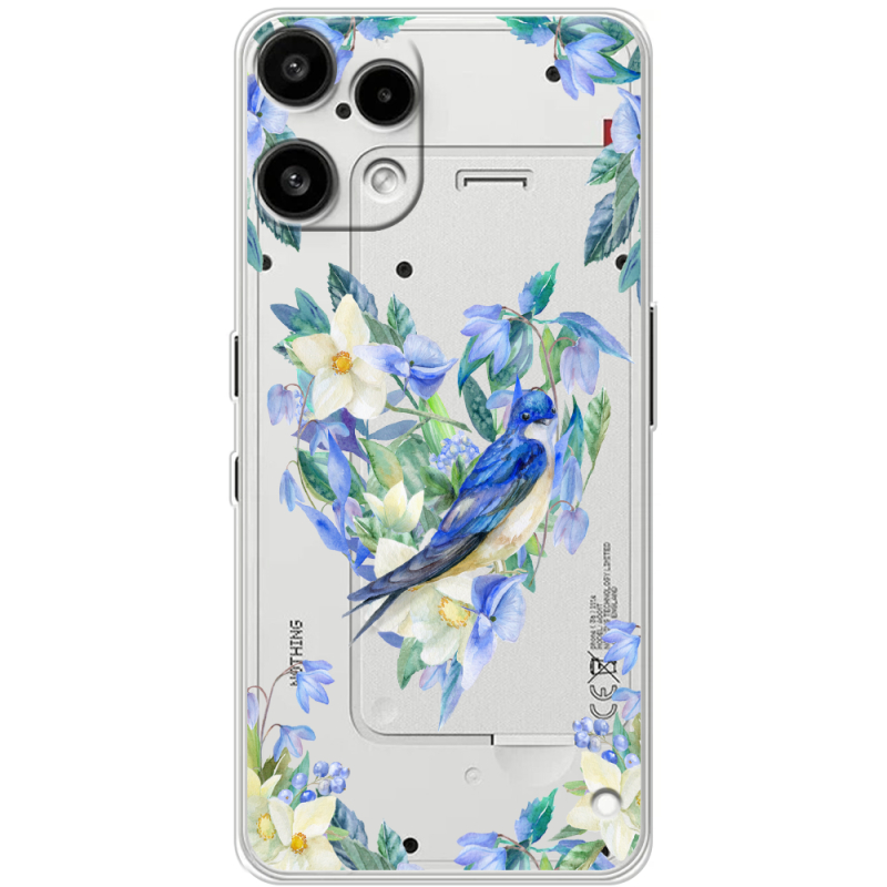 Прозорий чохол BoxFace Nothing Phone (3a) Lite Spring Bird