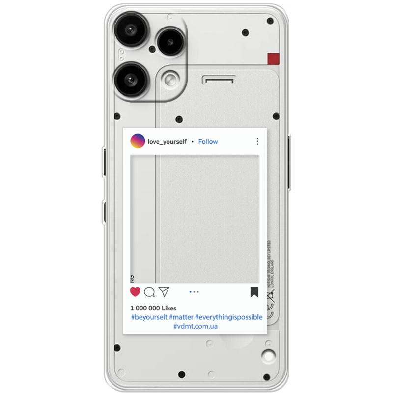 Прозорий чохол BoxFace Nothing Phone (3a) Lite Insta