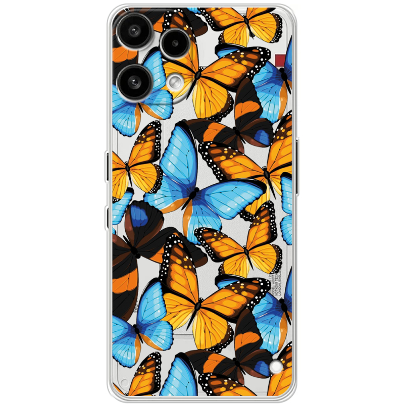 Прозорий чохол BoxFace Nothing Phone (3a) Lite Butterfly Morpho