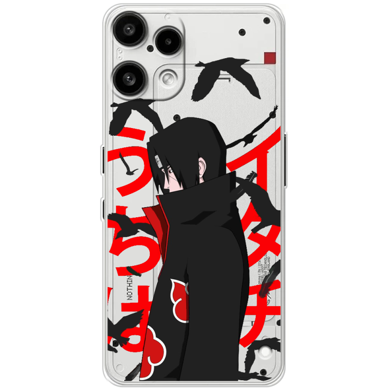 Прозорий чохол BoxFace Nothing Phone (3a) Lite Учиха Итачи