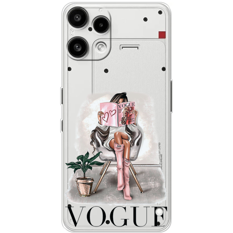 Прозорий чохол BoxFace Nothing Phone (3a) Lite VOGUE