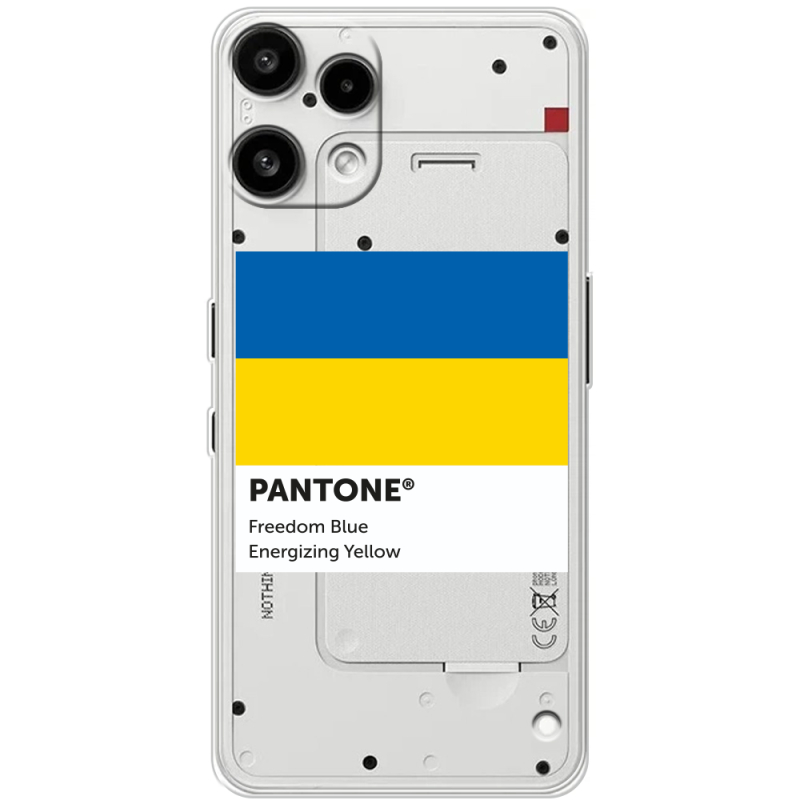 Прозорий чохол BoxFace Nothing Phone (3a) Lite Pantone вільний синій