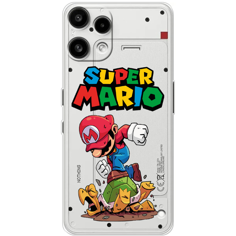 Прозорий чохол BoxFace Nothing Phone (3a) Lite Super Mario