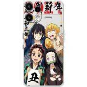 Прозорий чохол BoxFace Nothing Phone (3a) Lite Незуко та друзі