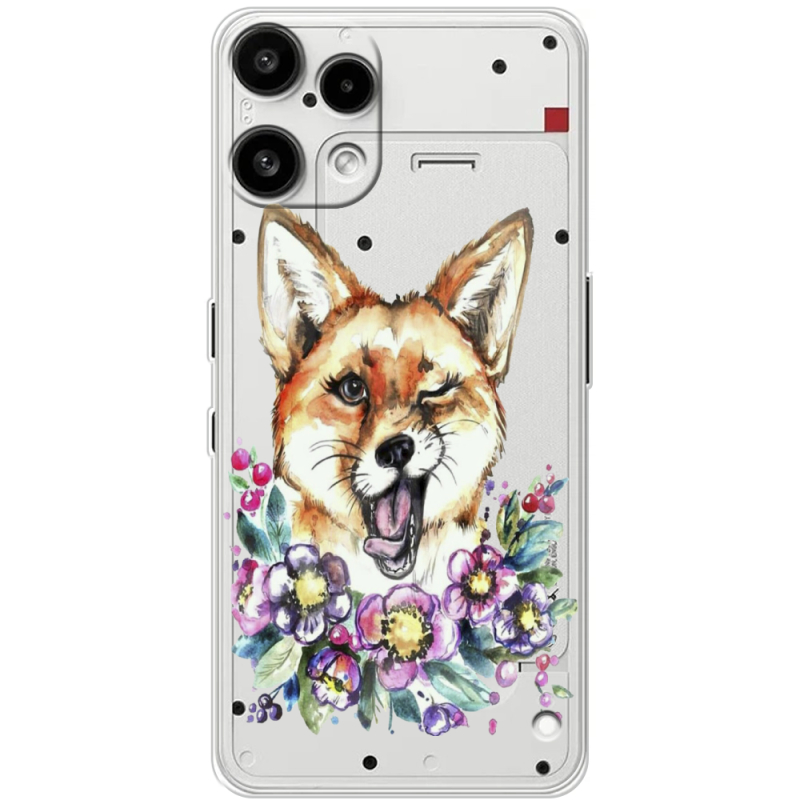 Прозорий чохол BoxFace Nothing Phone (3a) Lite Winking Fox