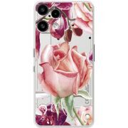 Прозорий чохол BoxFace Nothing Phone (3a) Lite Rose