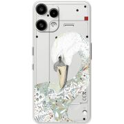 Прозорий чохол BoxFace Nothing Phone (3a) Lite Swan