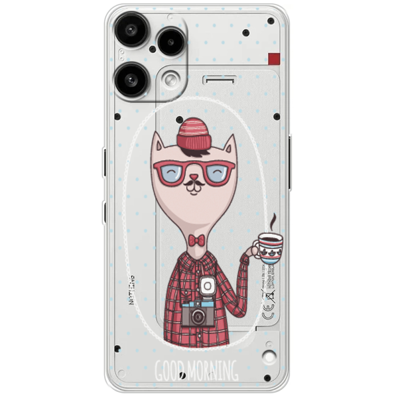 Прозорий чохол BoxFace Nothing Phone (3a) Lite Good Morning